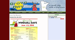 Desktop Screenshot of grovecitymn.com